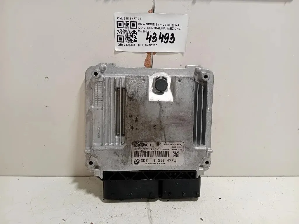 Centralina Iniezione 8 518 477-01 Bmw Serie 5 F10 Berlina 2012