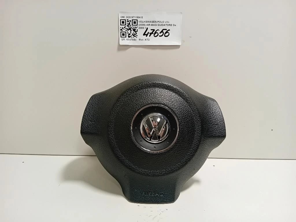 Air-bag Guidatore 3C8 971 584 E Volkswagen POLO V 2006