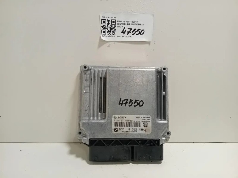 Centralina Iniezione 8 512 498 Bmw X1 E84 2010