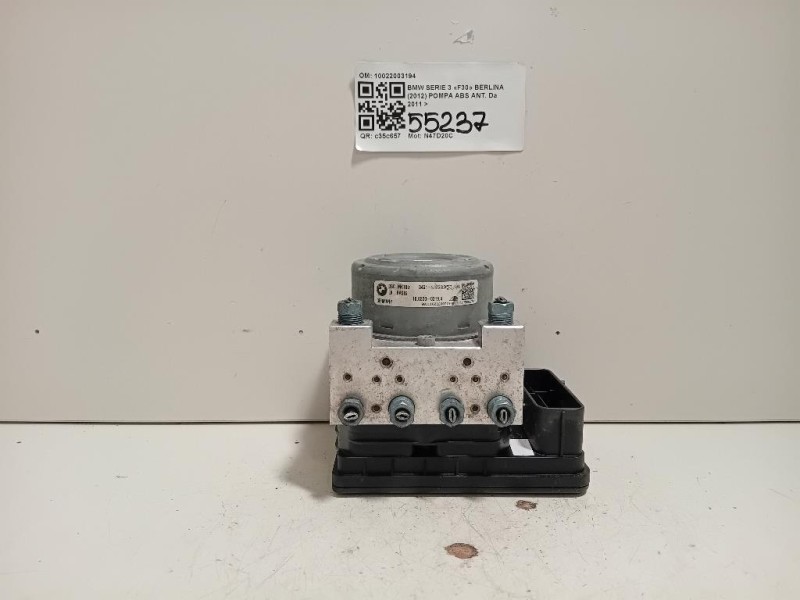 Pompa ABS ANT 10022003194 Bmw Serie 3 F30 Berlina 2012
