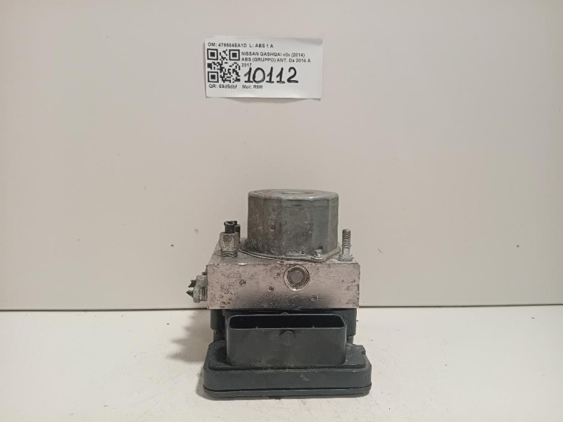 ABS Gruppo ANT 476604EA1D Nissan Qashqai II 2014