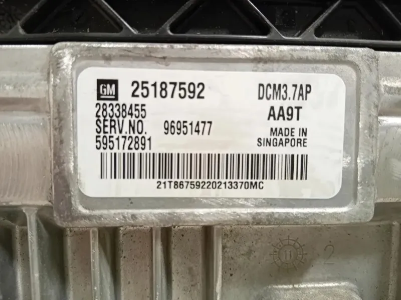 Centralina Iniezione 25187592 CENTRALINA ECU Chevrolet Orlando 2011