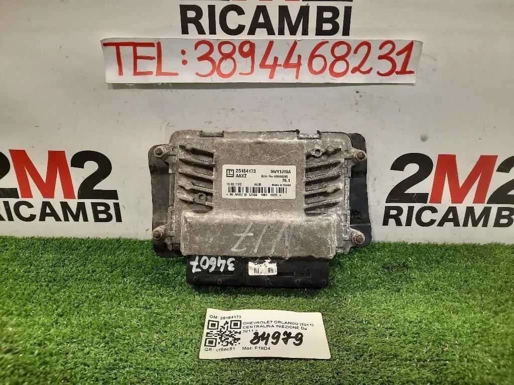 Centralina Iniezione 25184173 Chevrolet Orlando 2011