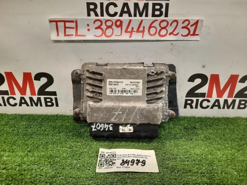 Centralina Iniezione 25184173 Chevrolet Orlando 2011