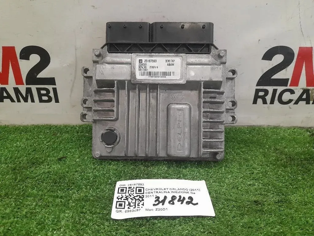 Centralina Iniezione 25187593 Chevrolet Orlando 2011
