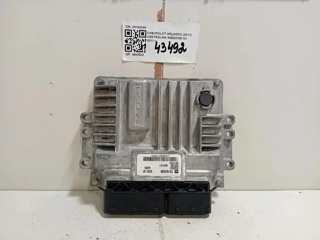 Centralina Iniezione 25184306 Chevrolet Orlando 2011