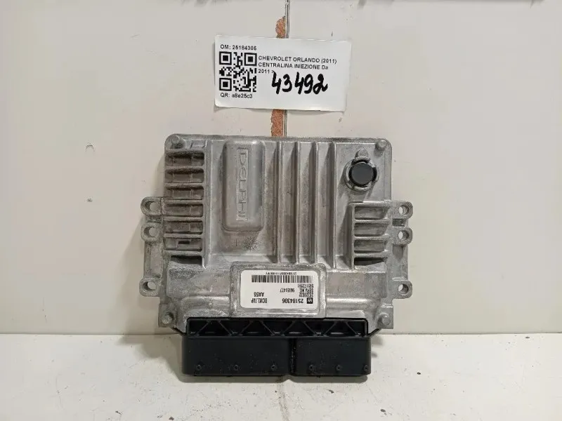 Centralina Iniezione 25184306 Chevrolet Orlando 2011