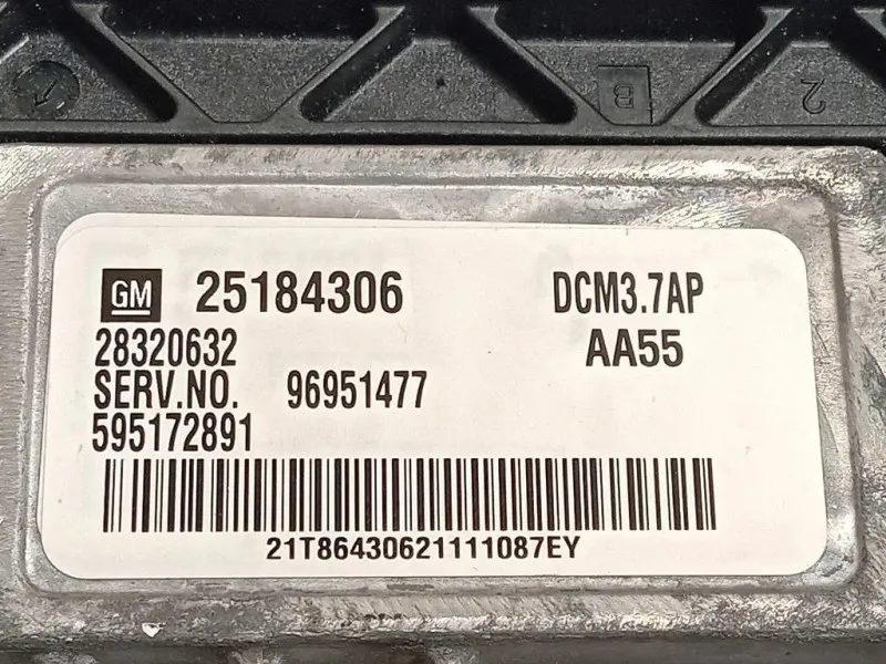 Centralina Iniezione 25184306 Chevrolet Orlando 2011