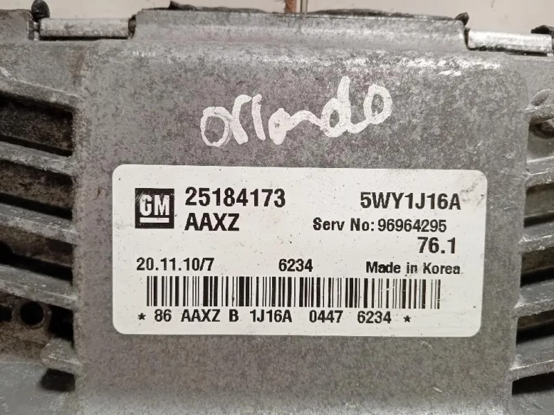 Centralina Iniezione 25184173 Chevrolet Orlando 2011