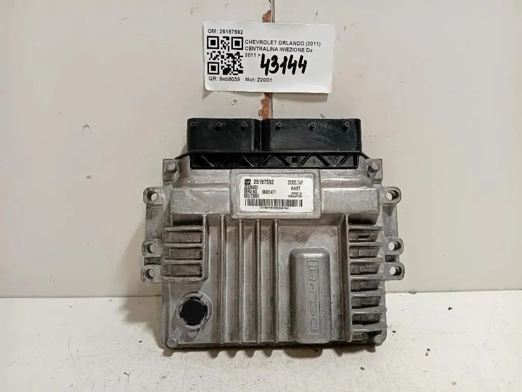 Centralina Iniezione 25187592 Chevrolet Orlando 2011