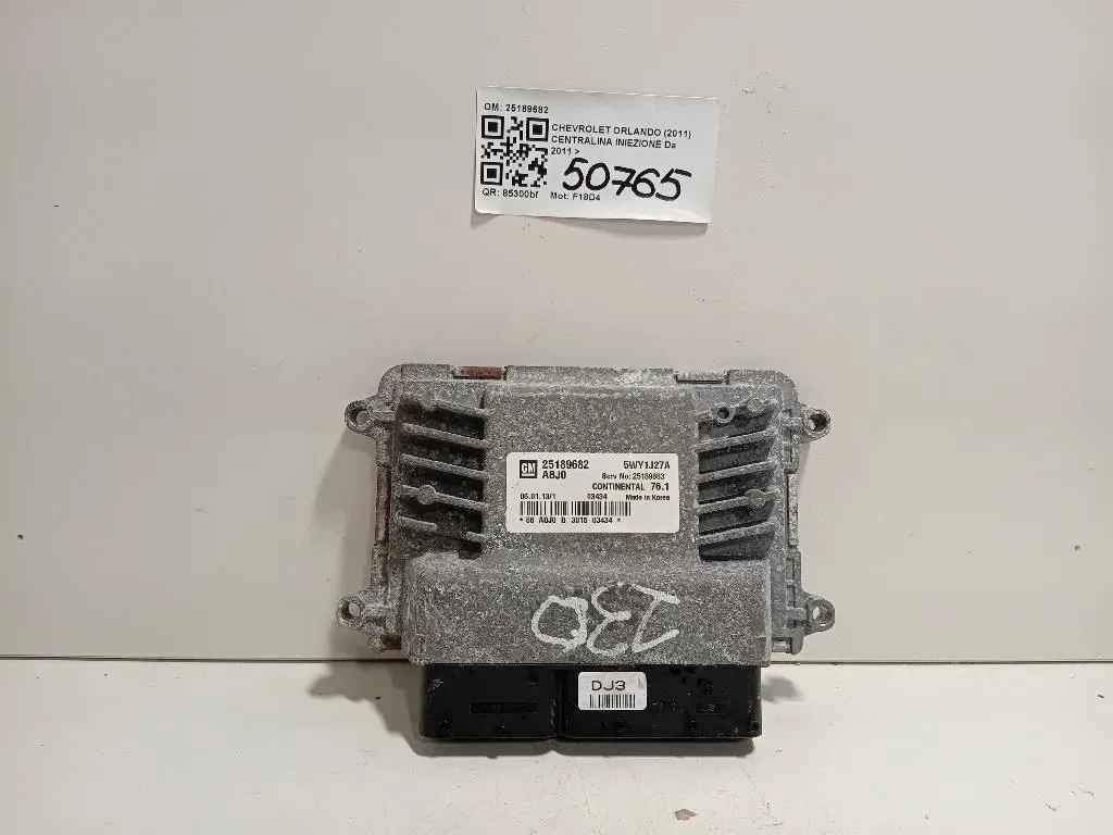 Centralina Iniezione 25189682 Chevrolet Orlando 2011