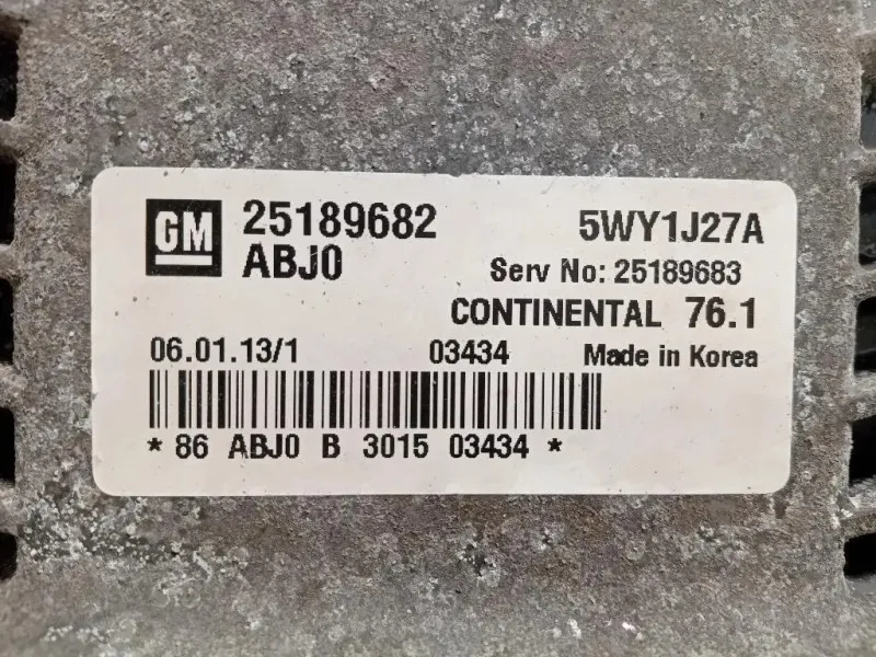 Centralina Iniezione 25189682 Chevrolet Orlando 2011