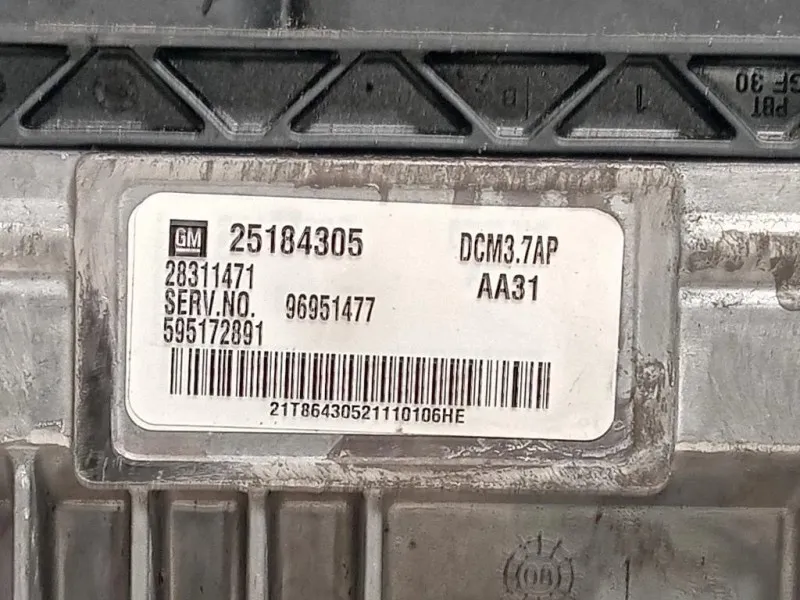 Centralina Iniezione 25184305 Chevrolet Orlando 2011