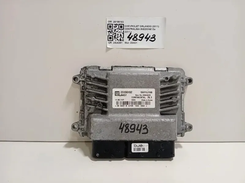 Centralina Iniezione 25186182 Chevrolet Orlando 2011