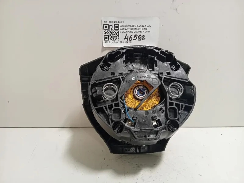 Air-bag Guidatore 3C8 880 201 K Volkswagen Passat VI Variant 2011