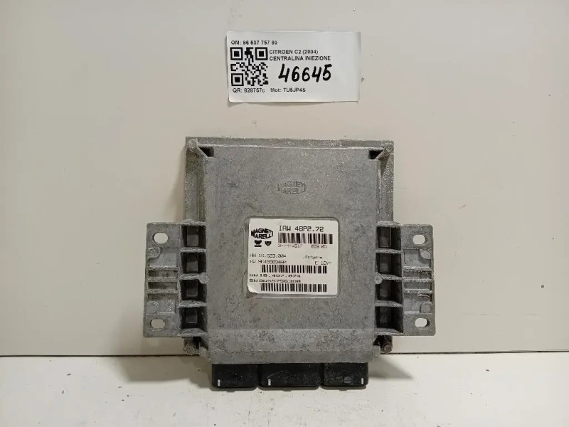 Centralina Iniezione 96 537 757 80 Citroen C2 2004