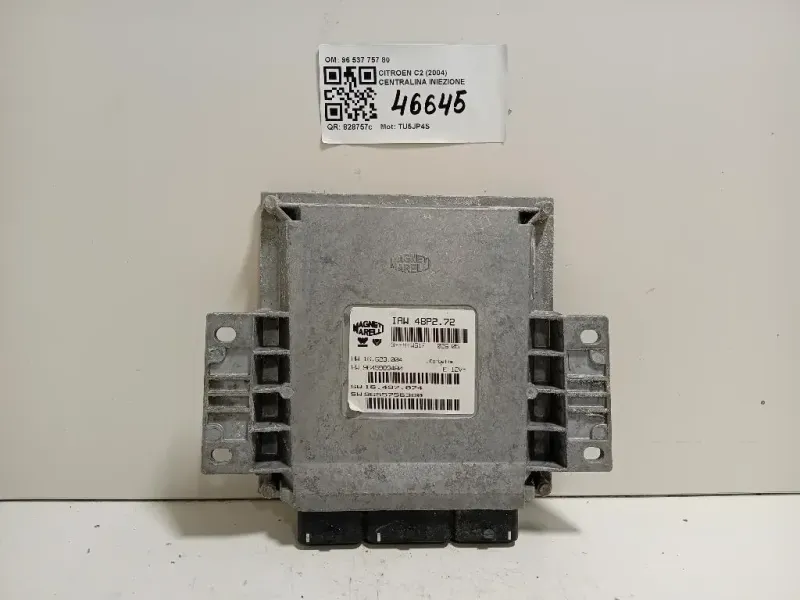 Centralina Iniezione 96 537 757 80 Citroen C2 2004