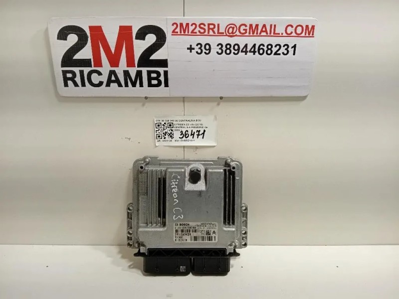 Centralina Iniezione 98 326 943 80 CENTRALINA ECU Citroen C3 III 2016