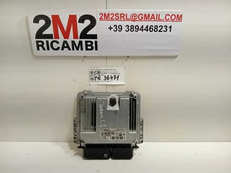 Centralina Iniezione 98 326 943 80 CENTRALINA ECU Citroen C3 III 2016