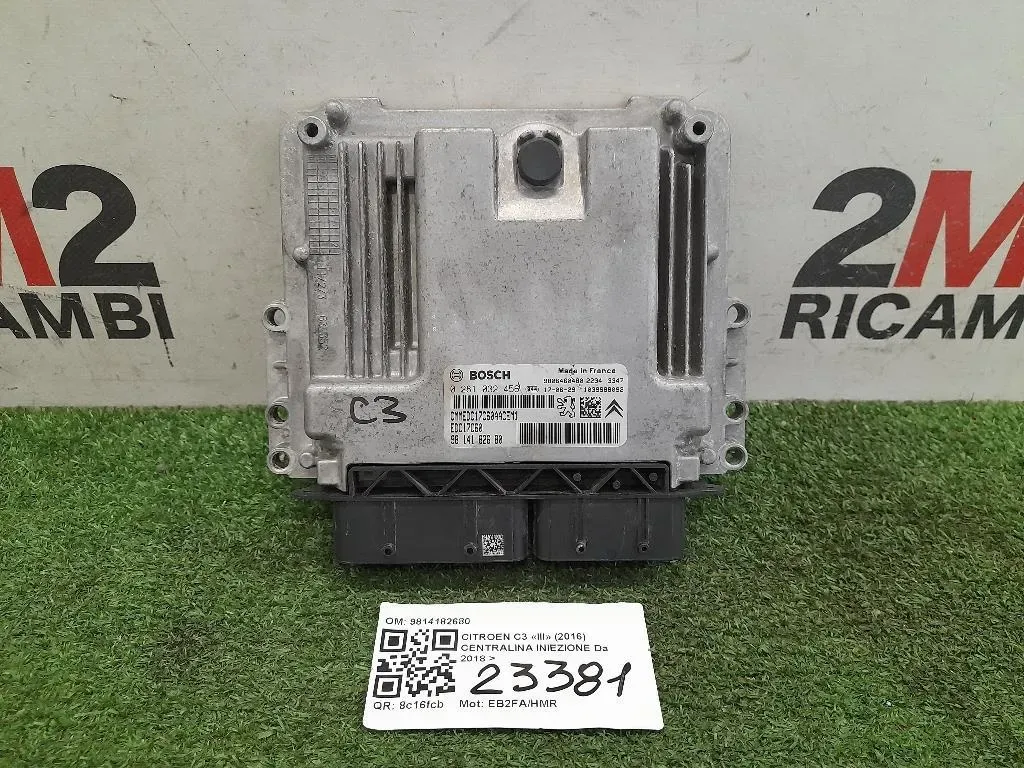 Centralina Iniezione 9814182680 Citroen C3 III 2016