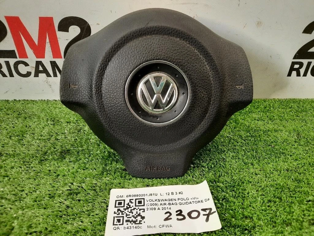 Air-bag Guidatore 6R0880201J81U Volkswagen POLO VI 2009