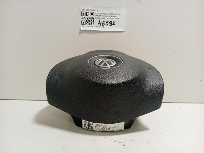 Air-bag Guidatore 3C8 880 201 K Volkswagen Passat VI Variant 2011