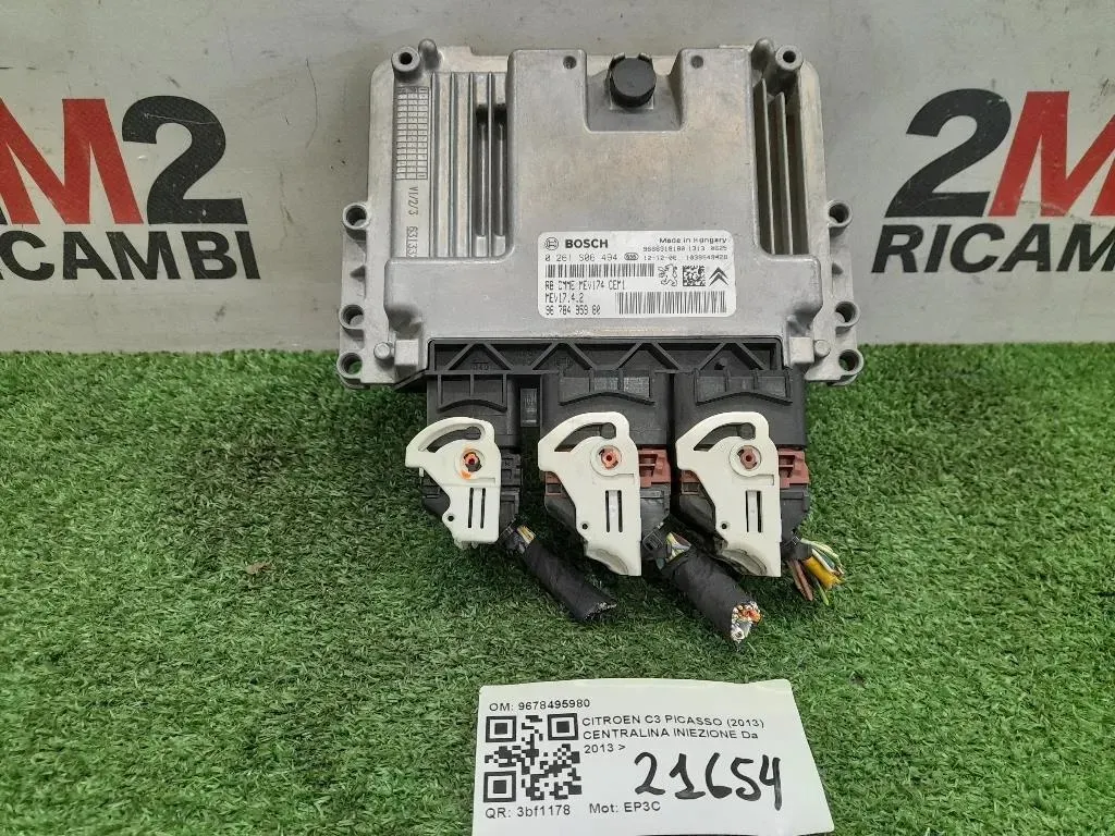Centralina Iniezione 9678495980 Citroen C3 Picasso 2013