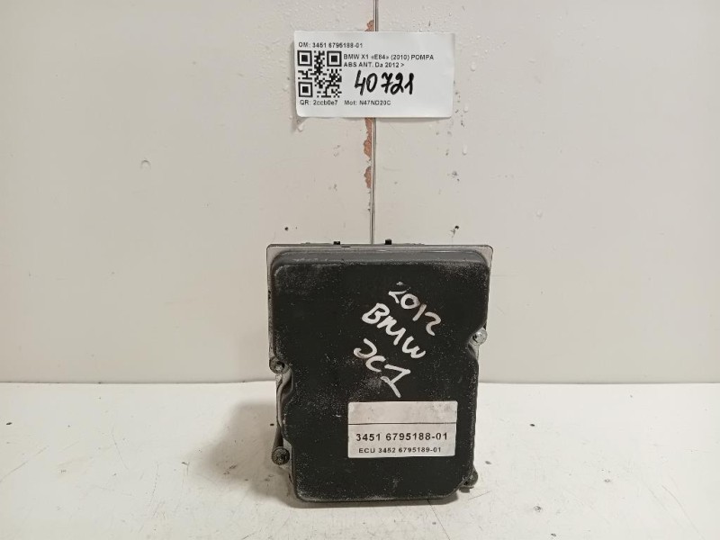 Pompa ABS ANT 3451 6795188-01 Bmw X1 E84 2010