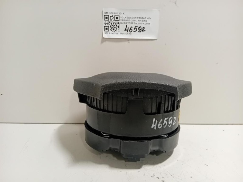 Air-bag Guidatore 3C8 880 201 K Volkswagen Passat VI Variant 2011