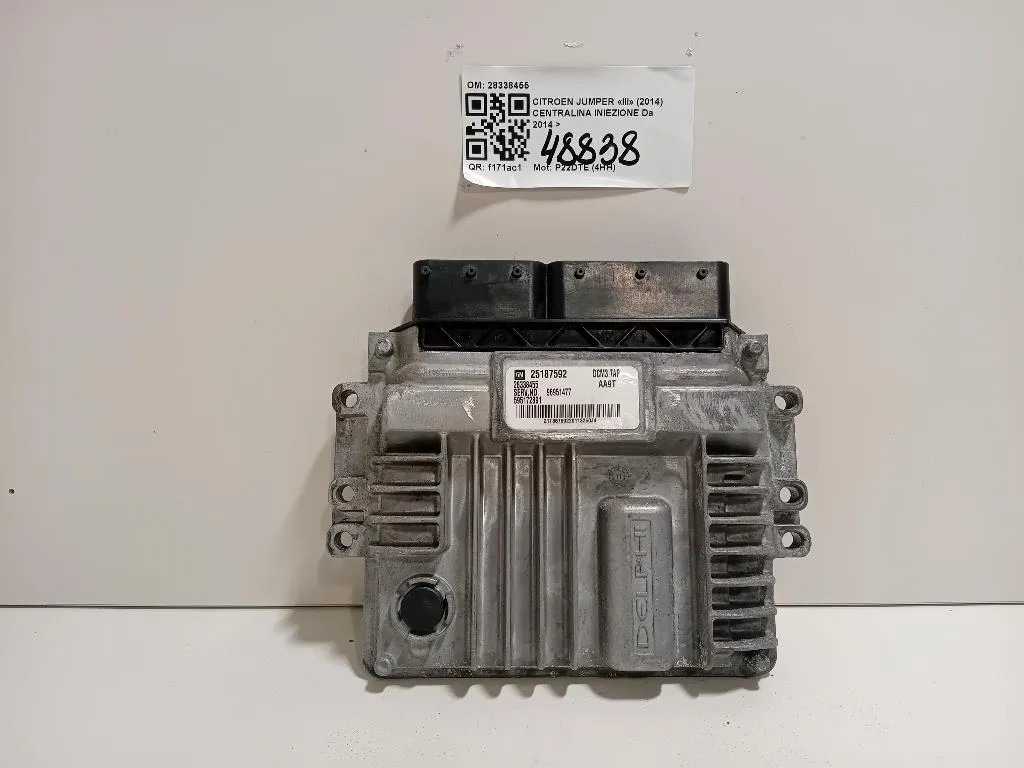 Centralina Iniezione 28338455 Citroen Jumper III 2014