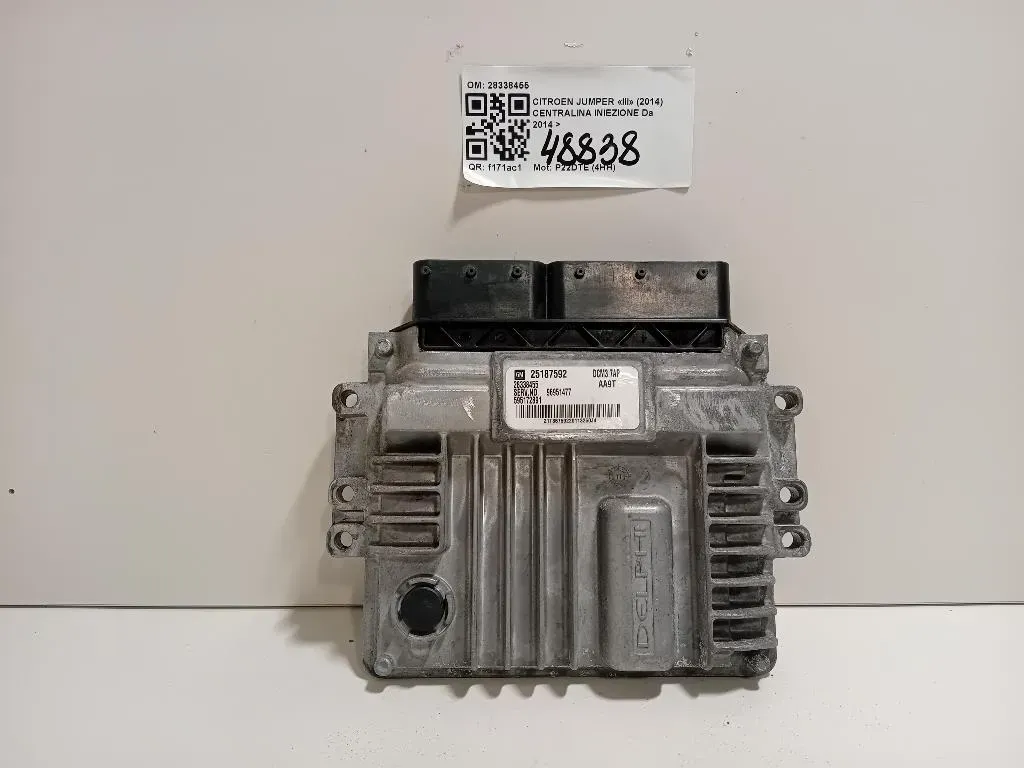 Centralina Iniezione 28338455 Citroen Jumper III 2014