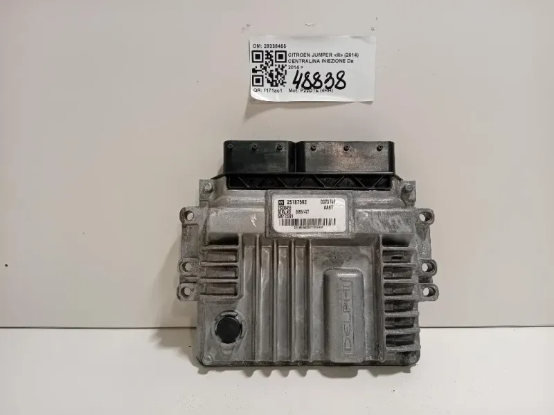 Centralina Iniezione 28338455 Citroen Jumper III 2014