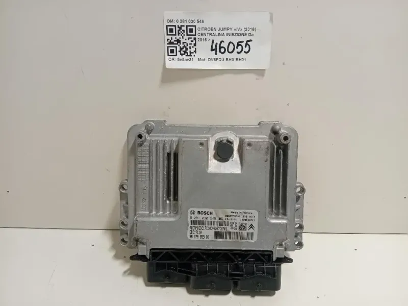 Centralina Iniezione 0 281 030 546 Citroen Jumpy IV 2016