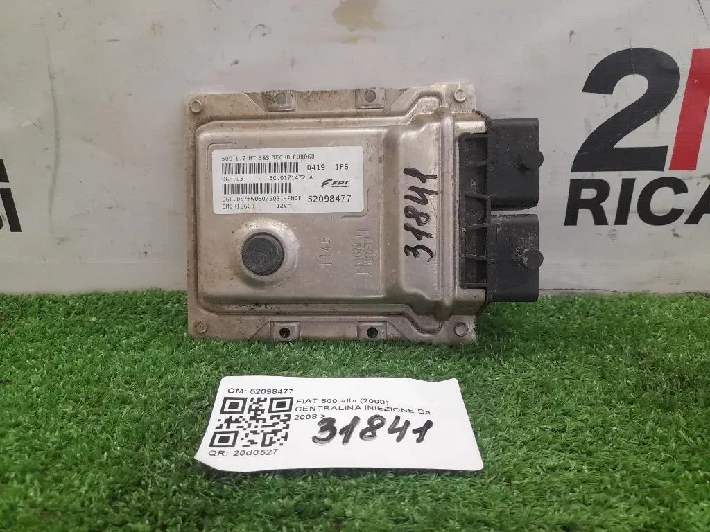 Centralina Iniezione 52098477 Fiat 500 II 2008