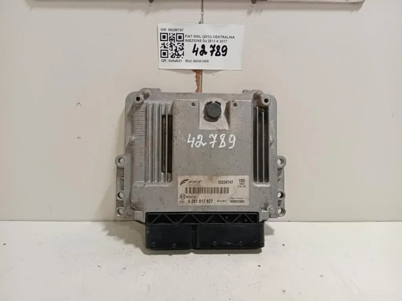 Centralina Iniezione 55259747 Fiat 500L 2013