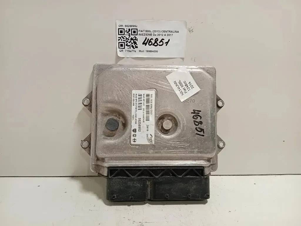 Centralina Iniezione 55258952 Fiat 500L 2013