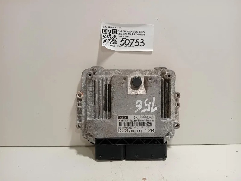 Centralina Iniezione D2341U61L11 Fiat Ducato 250 2007