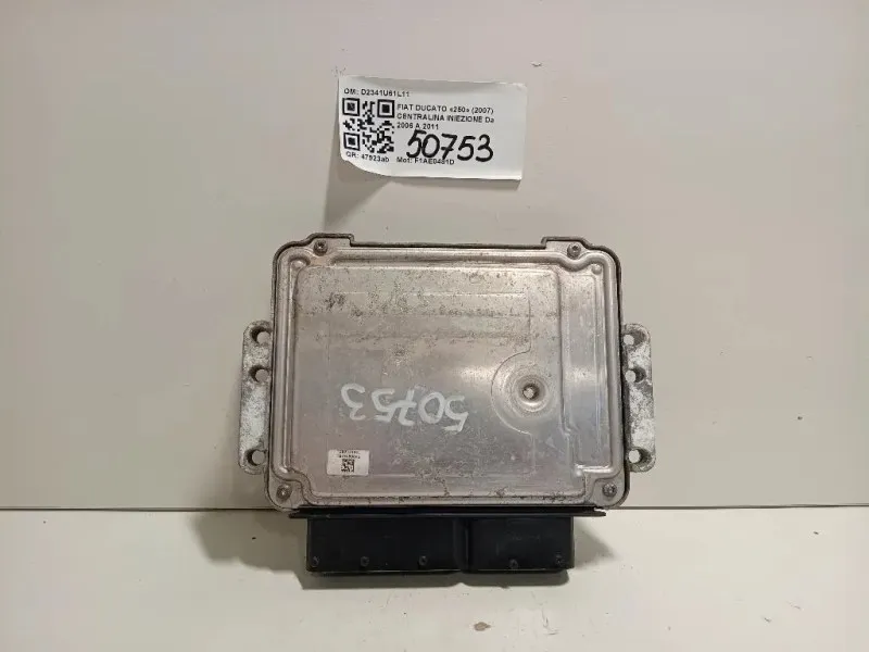 Centralina Iniezione D2341U61L11 Fiat Ducato 250 2007