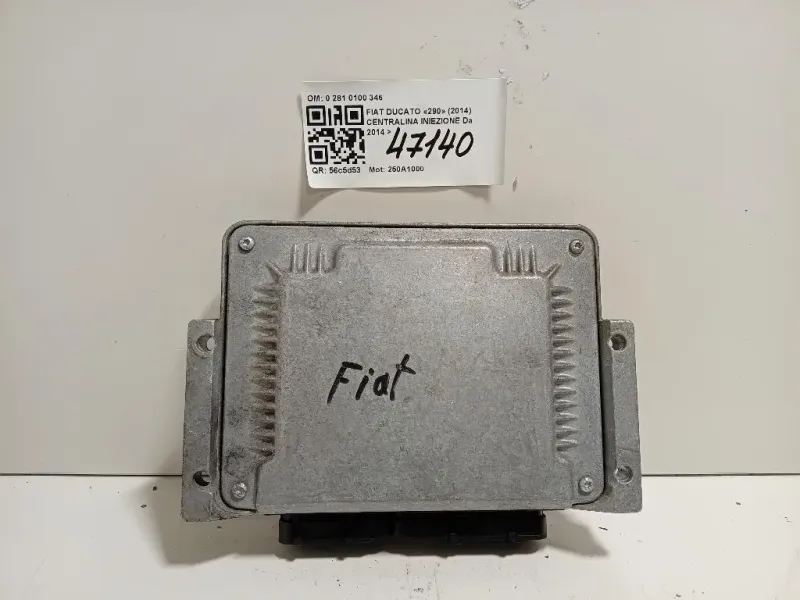 Centralina Iniezione 0 281 0100 346 Fiat Ducato 290 2014