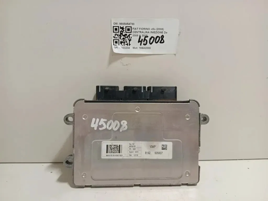 Centralina Iniezione 9665454780 Fiat Fiorino III 2008