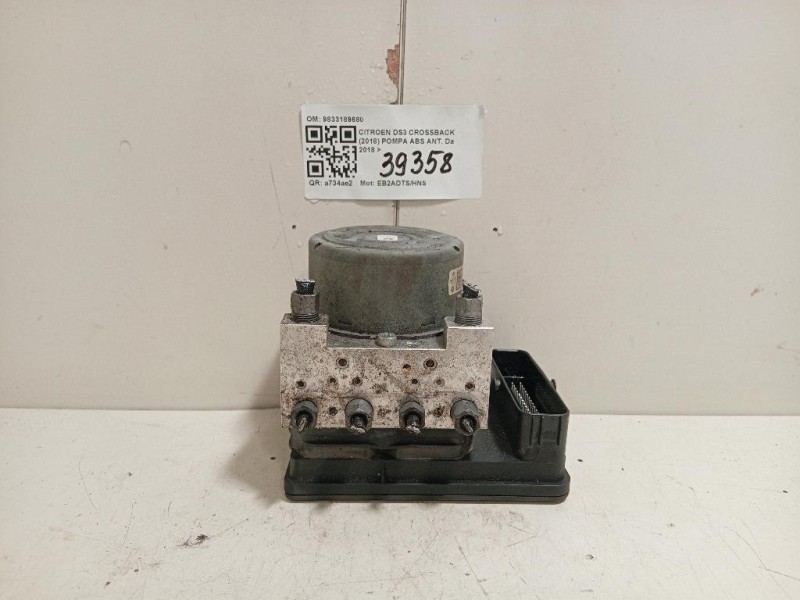 Pompa ABS ANT 9833189680 Citroen DS3 Crossback 2018