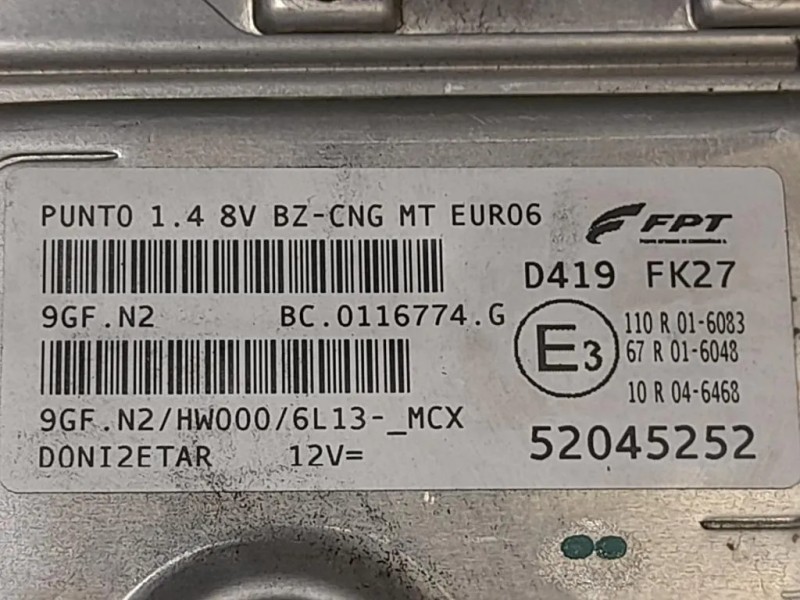 Centralina Iniezione 52045252 Fiat Grande Punto 2006