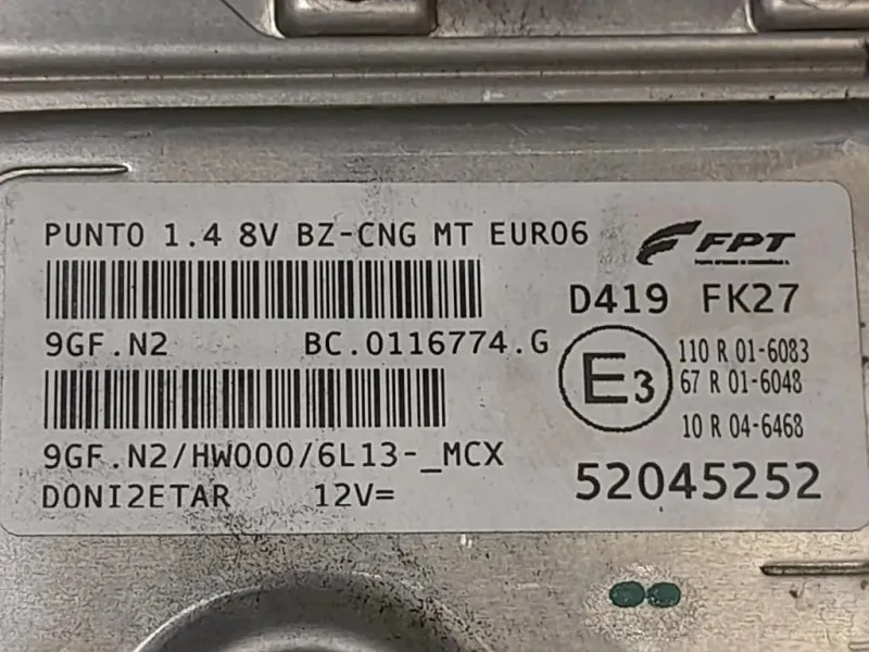 Centralina Iniezione 52045252 Fiat Grande Punto 2006