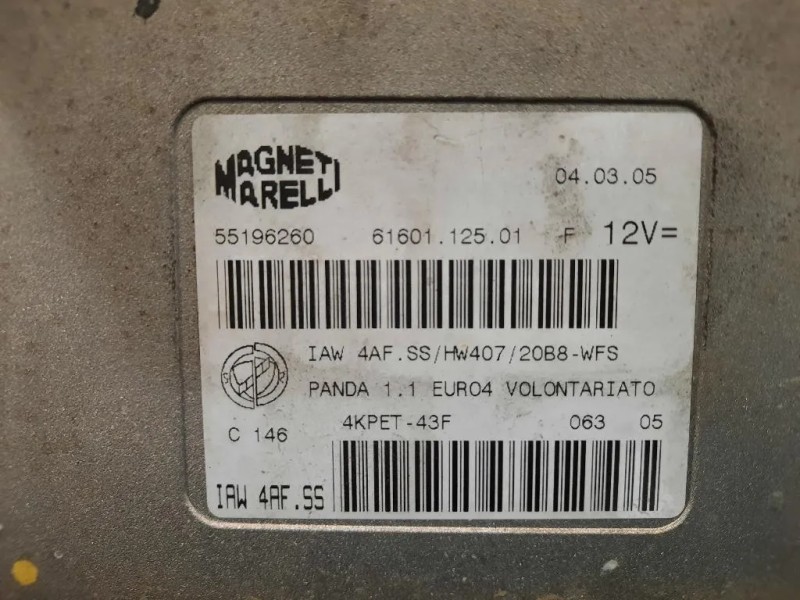 Centralina Iniezione 55196260 Fiat Panda II 2004