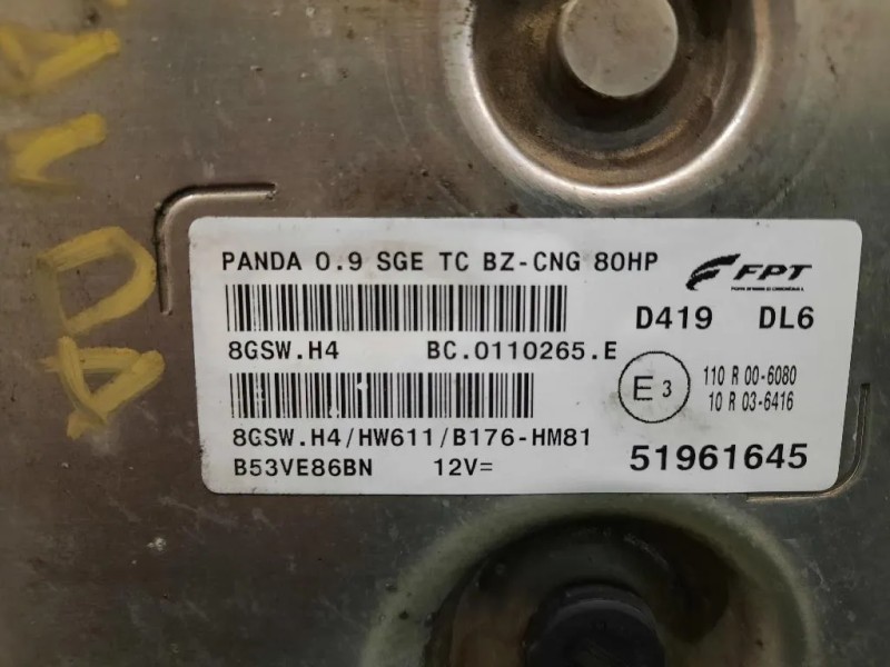 Centralina Iniezione 51961645 Fiat Panda III 2012