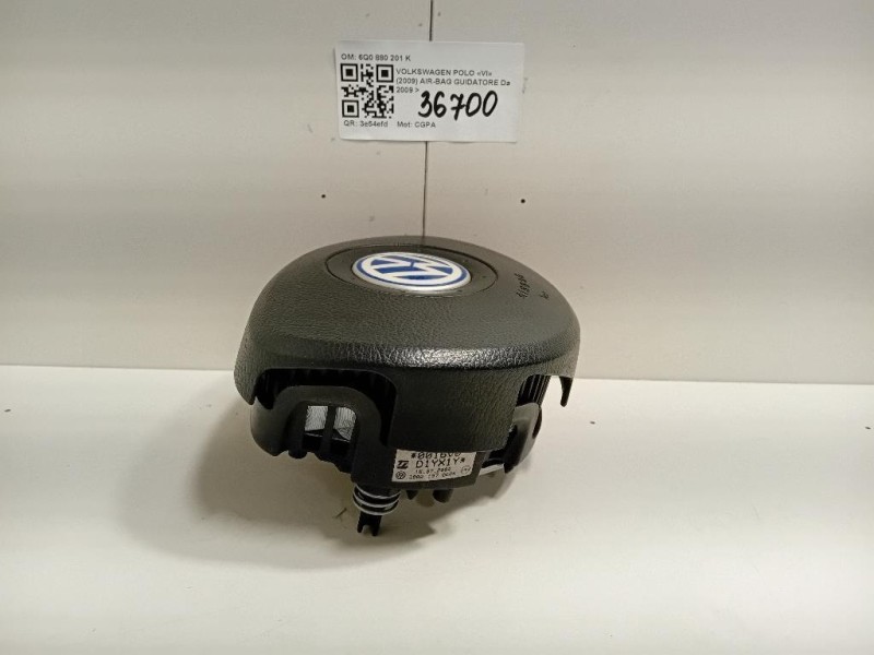 Air-bag Guidatore 6Q0 880 201 K Volkswagen POLO VI 2009