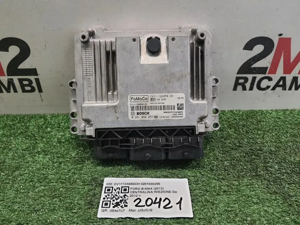 Centralina Iniezione CV1112A650CH 0281030255 Ford B-max 2012
