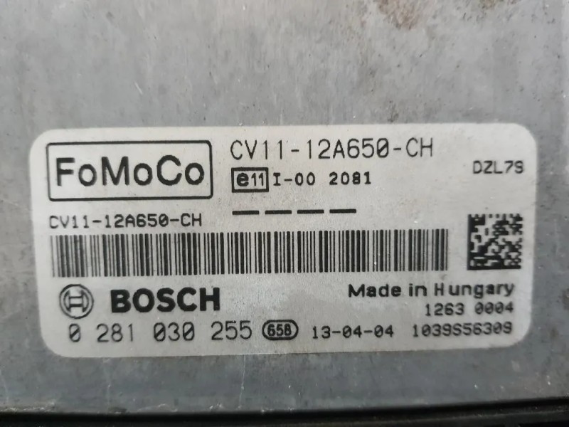 Centralina Iniezione CV1112A650CH 0281030255 Ford B-max 2012