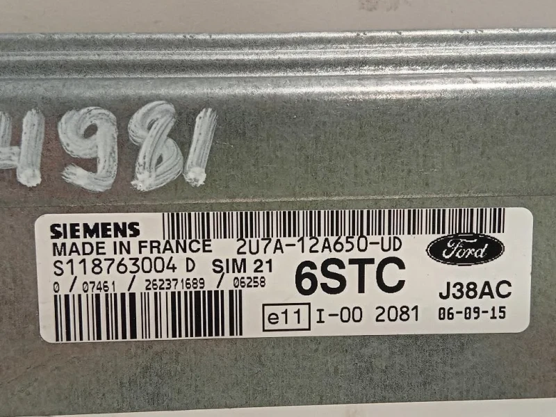 Centralina Iniezione S118325001 Ford Fiesta V 2002