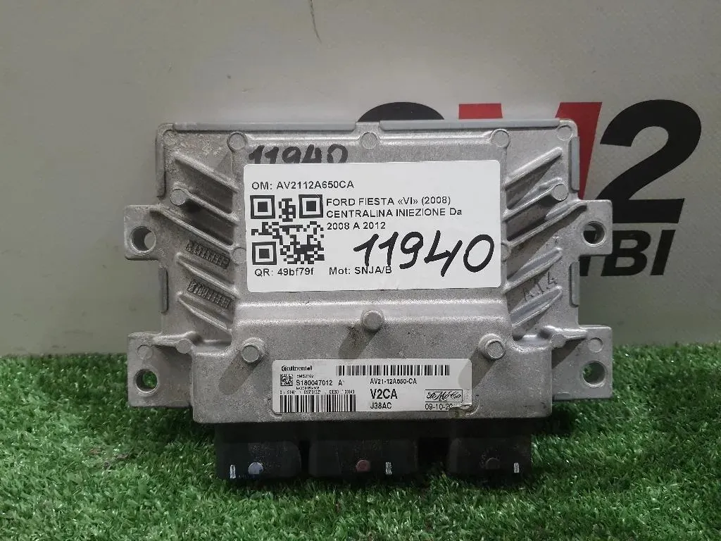 Centralina Iniezione AV2112A650CA Ford Fiesta VI 2008